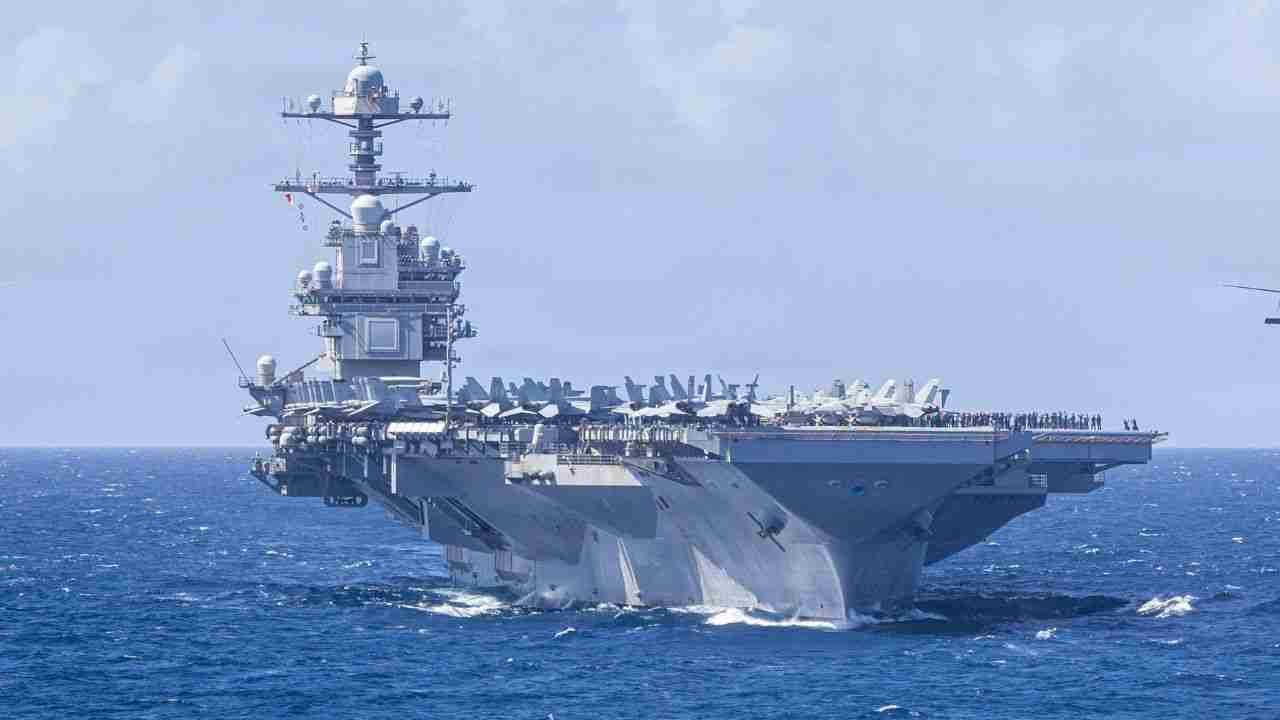 Le porte-avions USS Gerald R. Ford quitte l’Europe et poursuit sa mission en Méditerranée