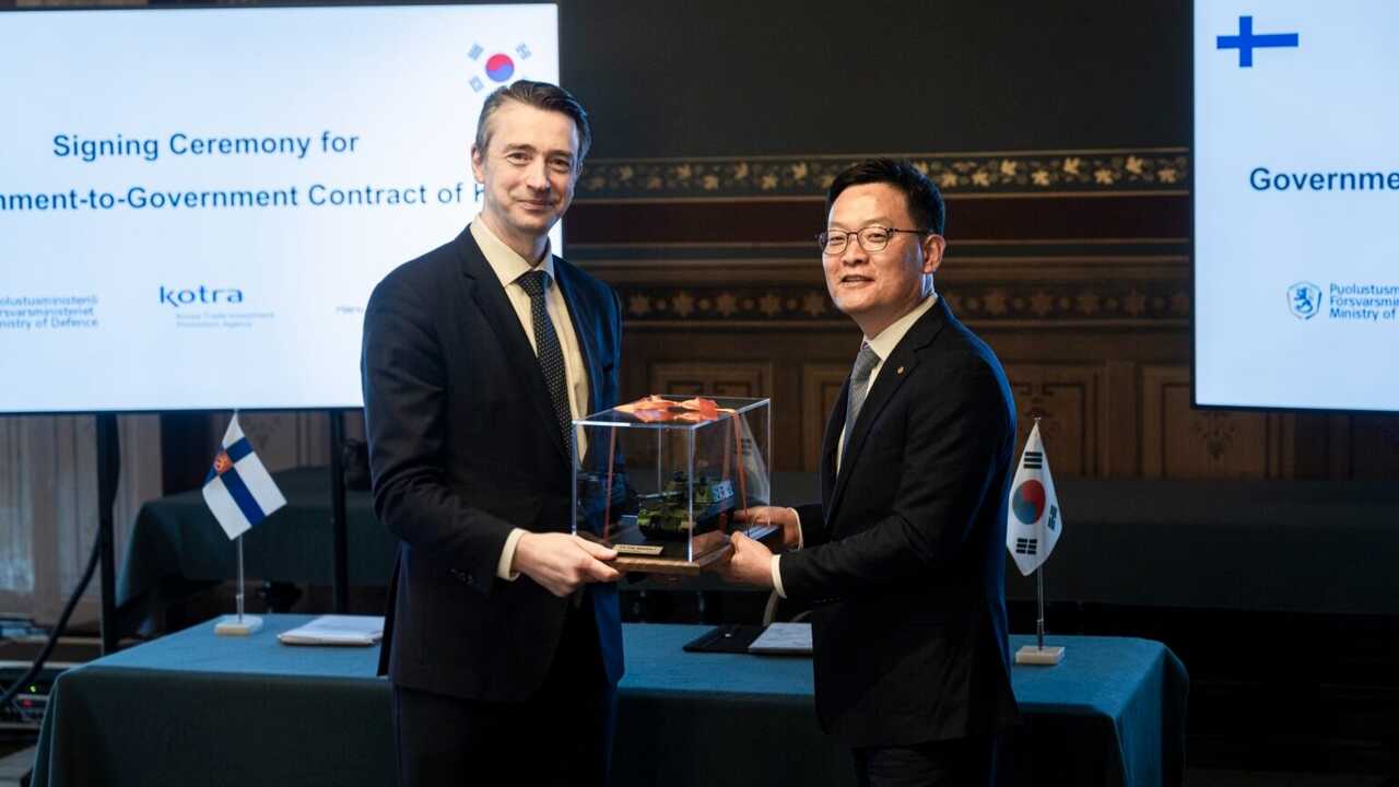 Finland kjøper ytterligere 112 K9-haubitser fra Sør-Korea