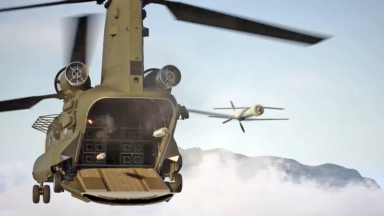 CH-47 Chinook pode receber recurso para lançamento de exames de drones