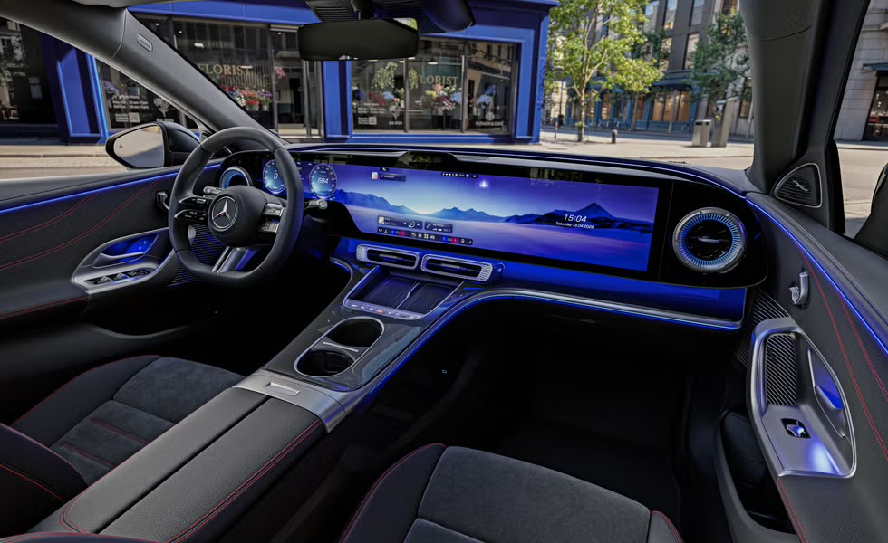 Mercedes-Benz dévoile l’intérieur luxueux de la Classe C électrique