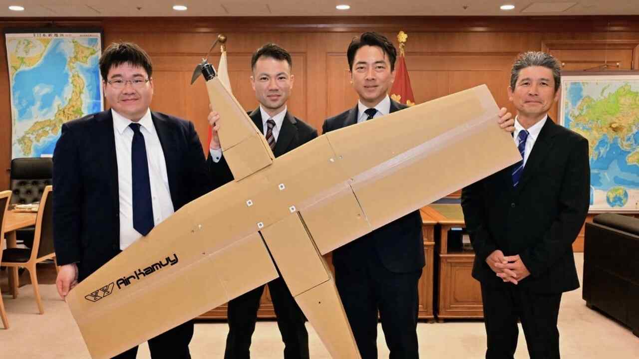 Pappdroner blir en del av Japans militære arsenal