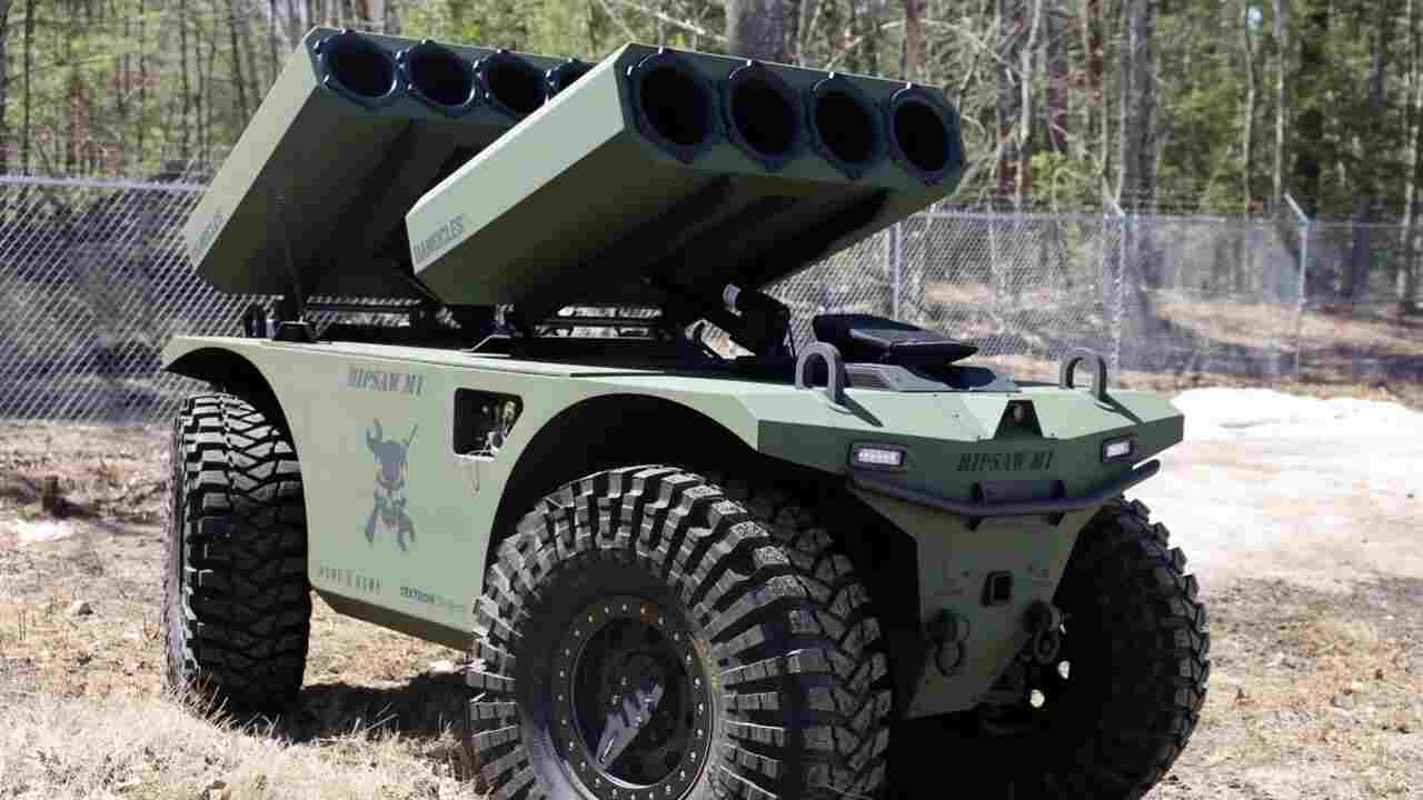 Textron presenta el robot de combate RIPSAW M1 en la Marine Expo