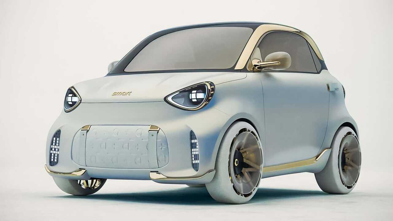 Smart returns to its roots with electric microcar concept