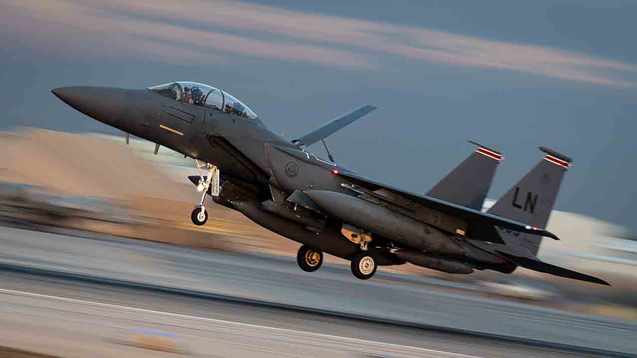 F-15E Strike Eagle. Photo: X @CENTCOM