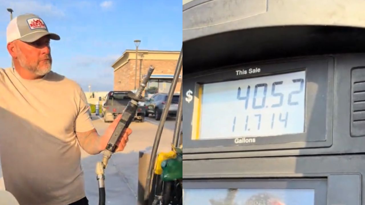 Bomba de gasolina mostra preço de combustível mais alto que o normal e choca internautas