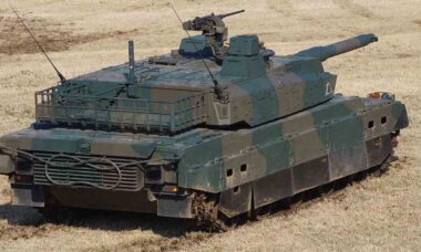 Tanque Type 10. Foto: Wikimedia / JGSDF