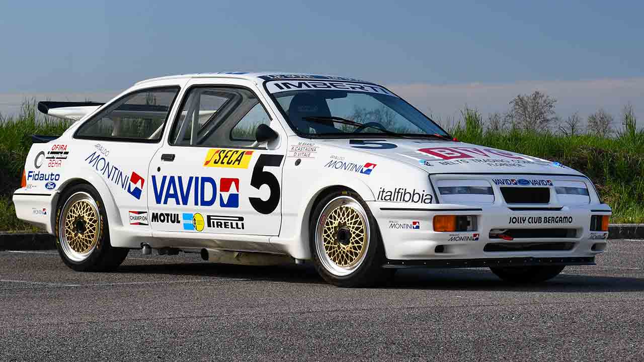 Ford Sierra RS 500 Cosworth Grupo A 1989. Foto: Broad Arrow Auctions
