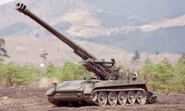 52ª Brigada de Artilharia da Ucrânia passa a operar obuseiros autopropulsados M110 de 203 mm. Foto: 52ª Brigada de Artilharia da Ucrânia
