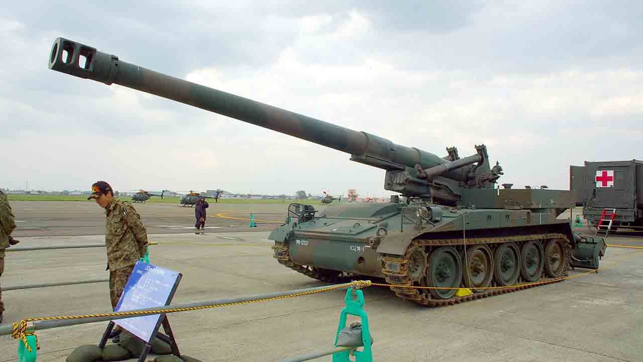 M110 önjáró tarack. Fotó: Wikimedia