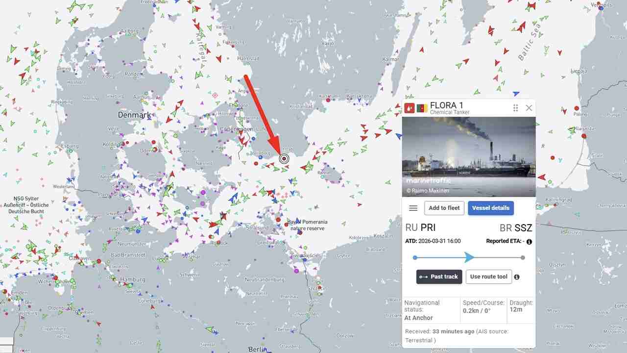La Svezia sequestra una petroliera della “flotta ombra” russa
