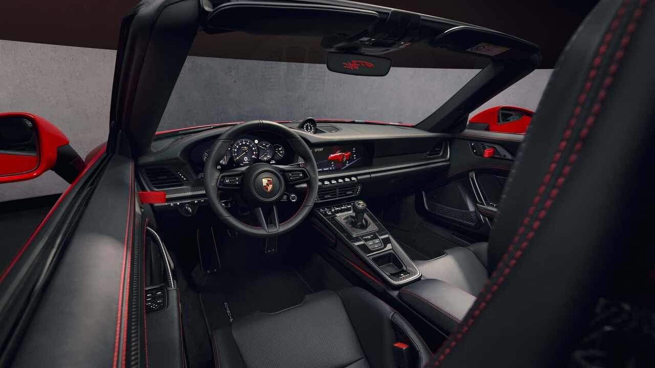Maak kennis met de nieuwe Porsche 911 GT3 S/C, een versie met inklapbaar dak van de iconische auto