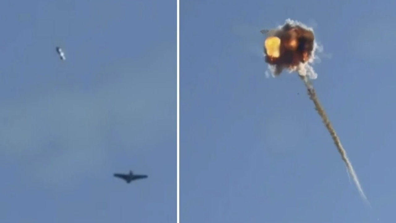 Míssil Hellfire derruba drone russo sobre a Ucrânia