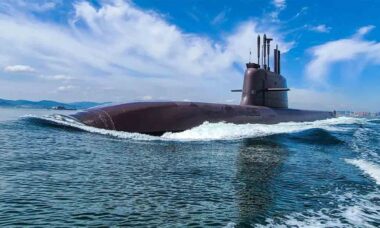 ROKS Dosan Ahn Chang-ho (SS-083). Foto da Marinha da Coreia do Sul