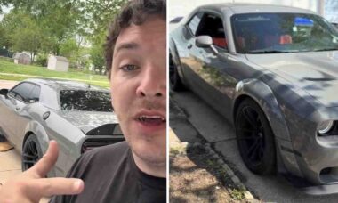 Vídeo: Homem é notificado pela polícia após estacionar carro em sua própria garagem