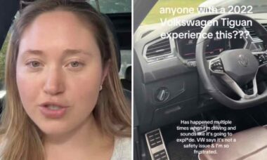 Mulher revela barulho estranho com seu Volkswagen Tiguan 2022, mas montadora nega problema