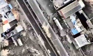 Força Aérea de Israel atinge lançador móvel de míssil balístico na região de Tabriz. Foto: IDF