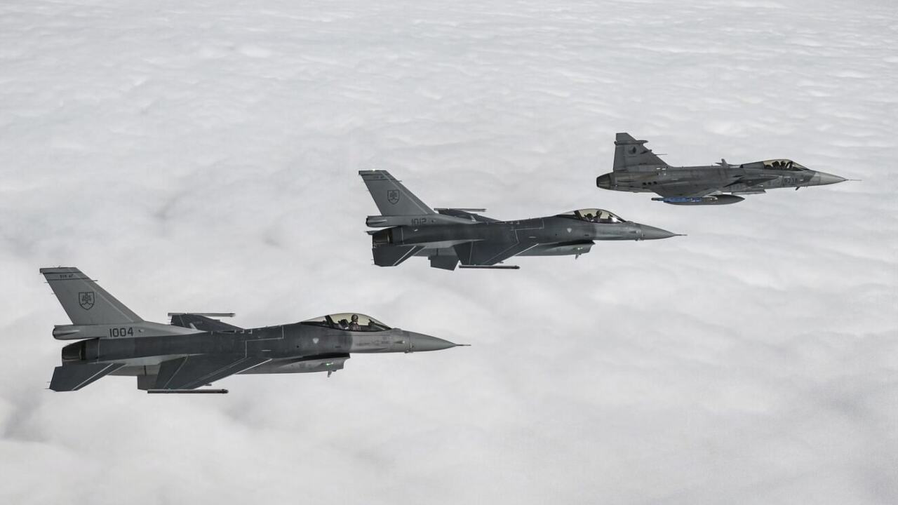 Slovakiske F-16 skal settes inn for patruljering av luftrommet over Østersjøen