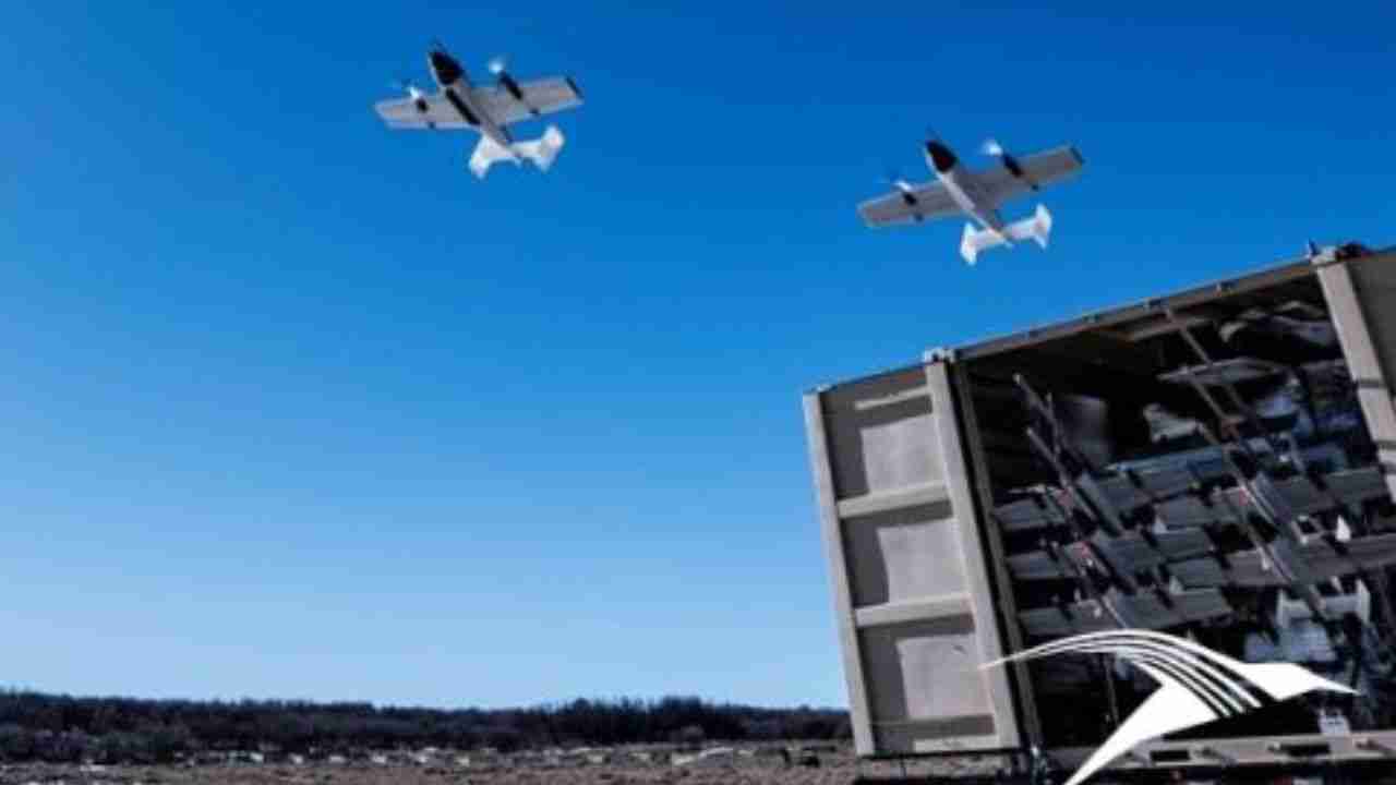 DZYNE revela contêiner capaz de lançar até 100 drones armados
