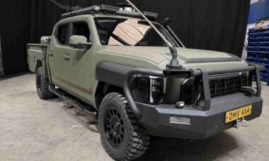 Holanda apresenta veículo militar Kia equipado para combate antidrones