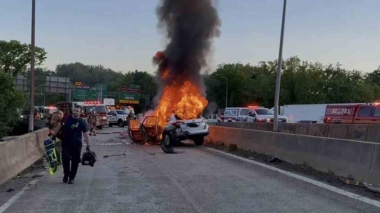 NBC reporter becomes a hero after pulling teenager from burning vehicle following crash