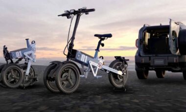 Toyota apresenta triciclo elétrico futurista com pegada aventureira (Foto: Toyota)