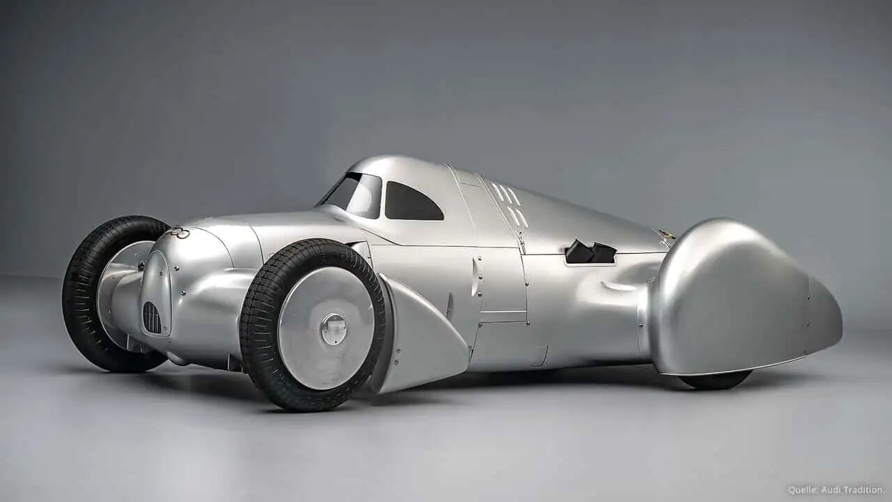 Audi recria carro de 16 cilindros que quebrou recorde de velocidade em 1935