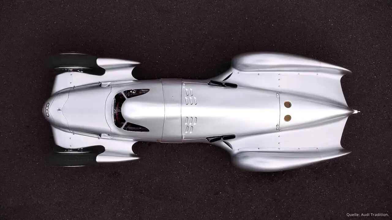 Audi recria carro de 16 cilindros que quebrou recorde de velocidade em 1935