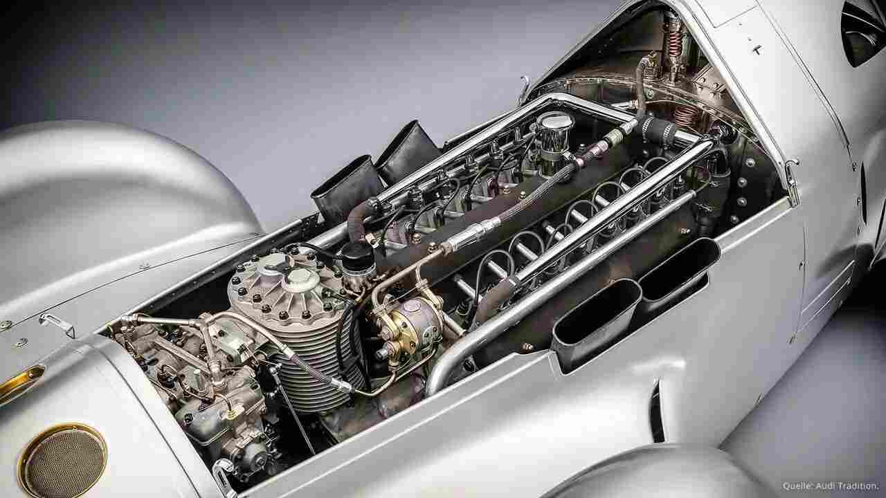 Audi recria carro de 16 cilindros que quebrou recorde de velocidade em 1935