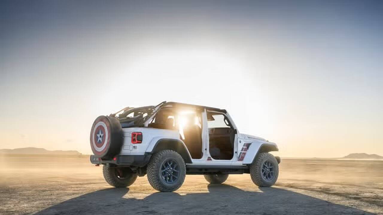 A Jeep bemutatta a patriotikus Wrangler különkiadást Amerika Kapitány stílusával