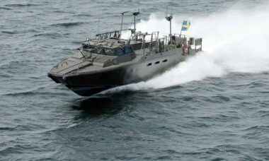 CB90 - Stridsbåt 90H. Foto: Saab