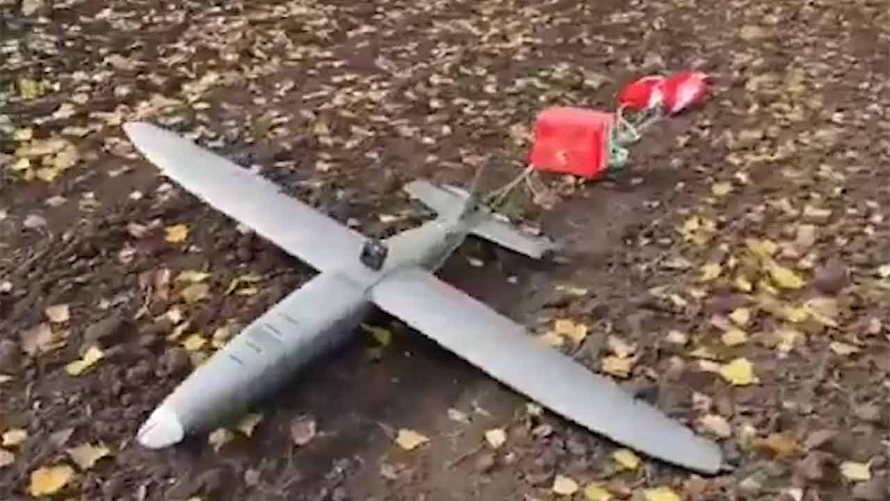 Ukraine tester Hornet-drone affyret fra aerostatisk ballon. X @front_ukrainian