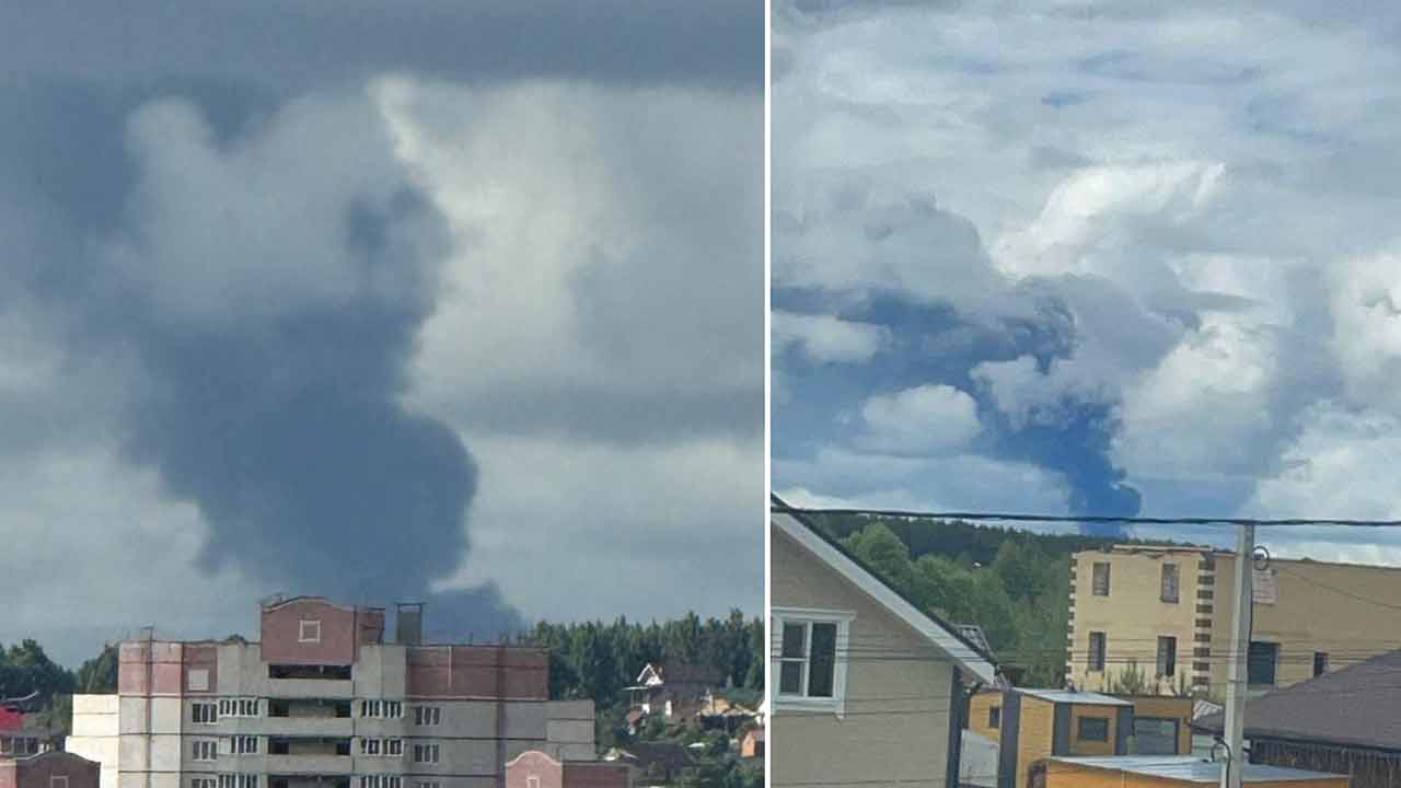 Attacco ucraino colpisce una stazione petrolifera e una raffineria russa a 800 km dal confine (X @FreudGreyskull)