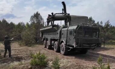 Rússia diz ter enviado ogivas nucleares para sistemas Iskander-M em Belarus. Foto: Telegram @t.me/mod_russia