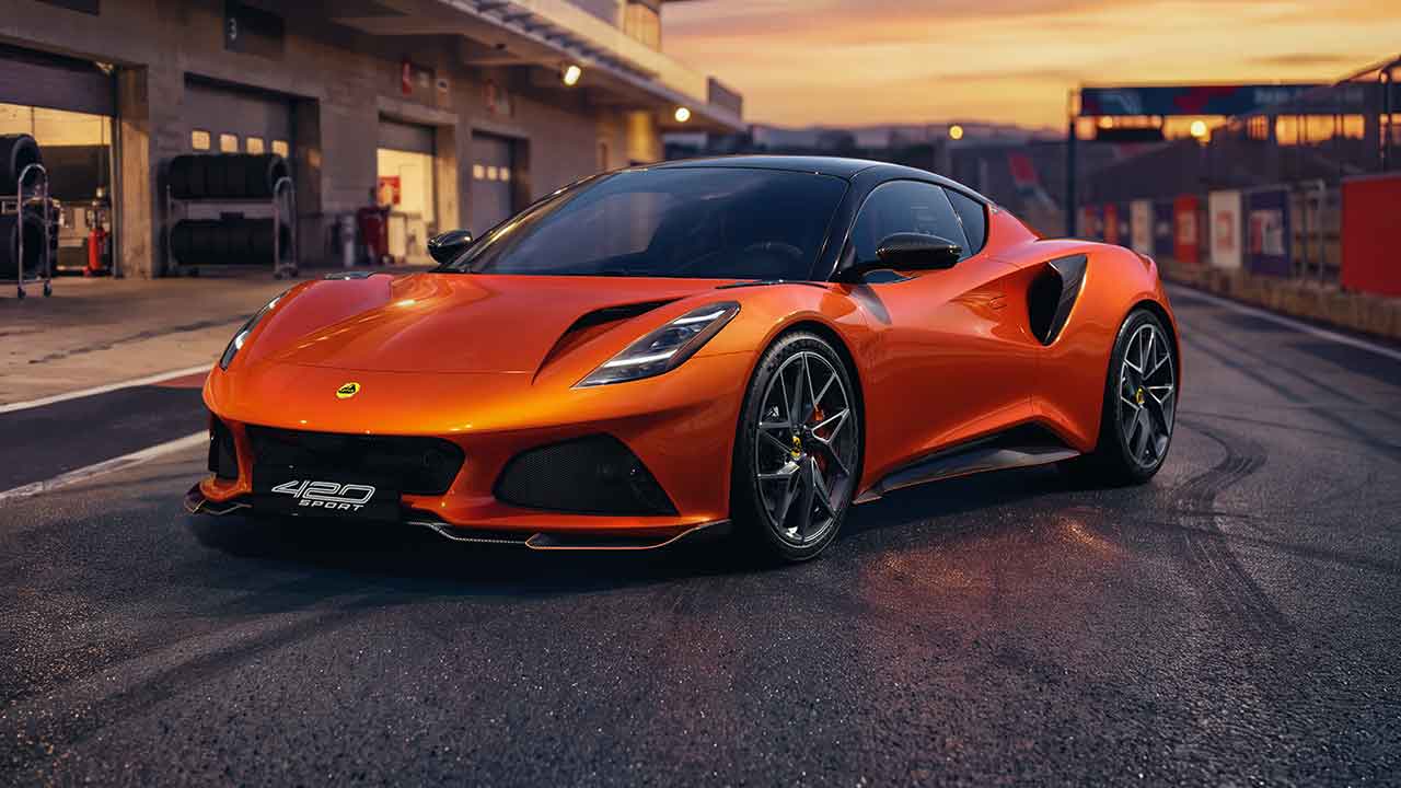 Emira 420 Sport: Lotus reveals the lightest and most powerful version of the sports car. Photo: Lotus