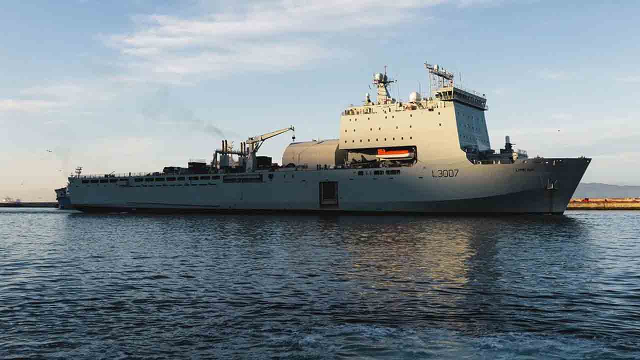 RFA Lyme Bay. Foto: Royal Navy