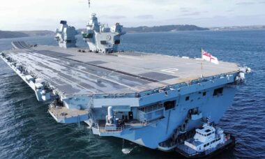 HMS Prince of Wales. Foto: X @HMSPWLS
