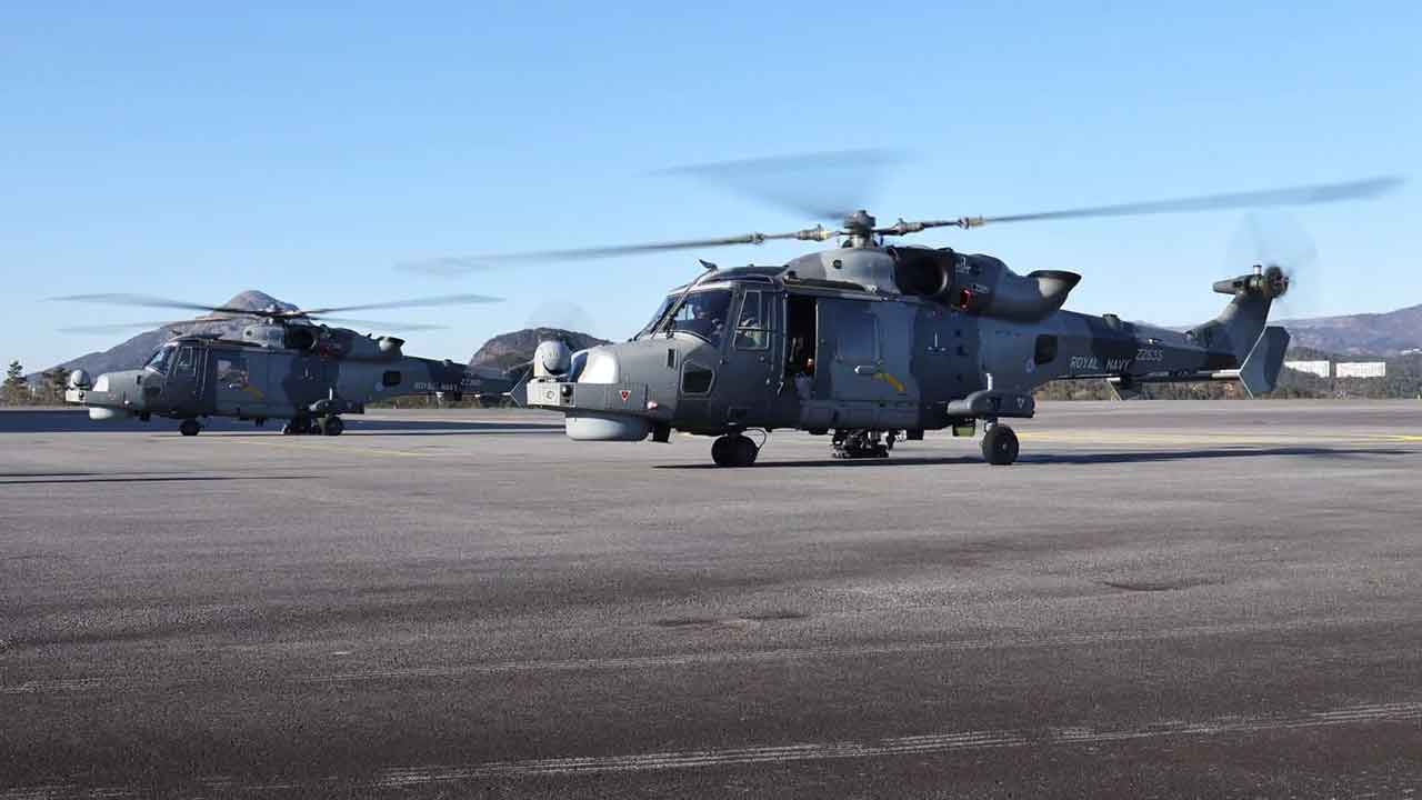 British Navy tests integration between helicopters and armed drones in Norway (Photo: Royal Navy)