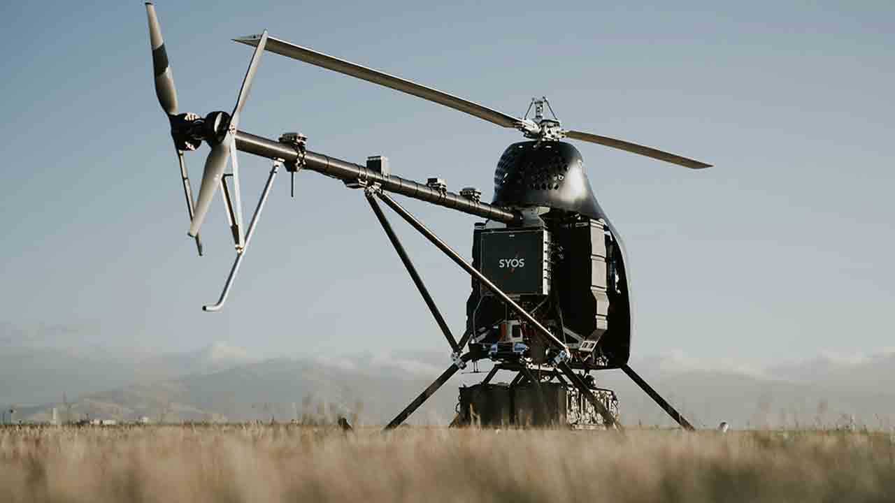 자율 헬리콥터 SA200. 사진: SYOS Aerospace