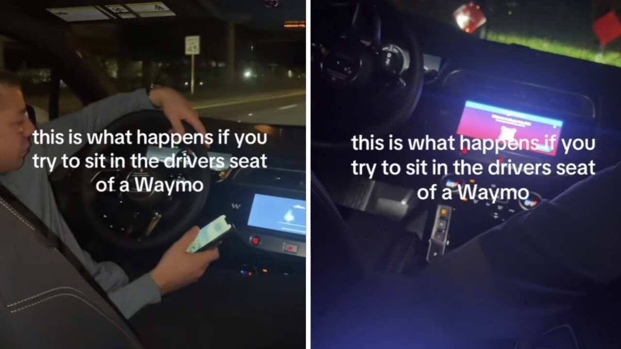 Video mostra cosa succede quando un passeggero si siede sul sedile del conducente di un’auto Waymo