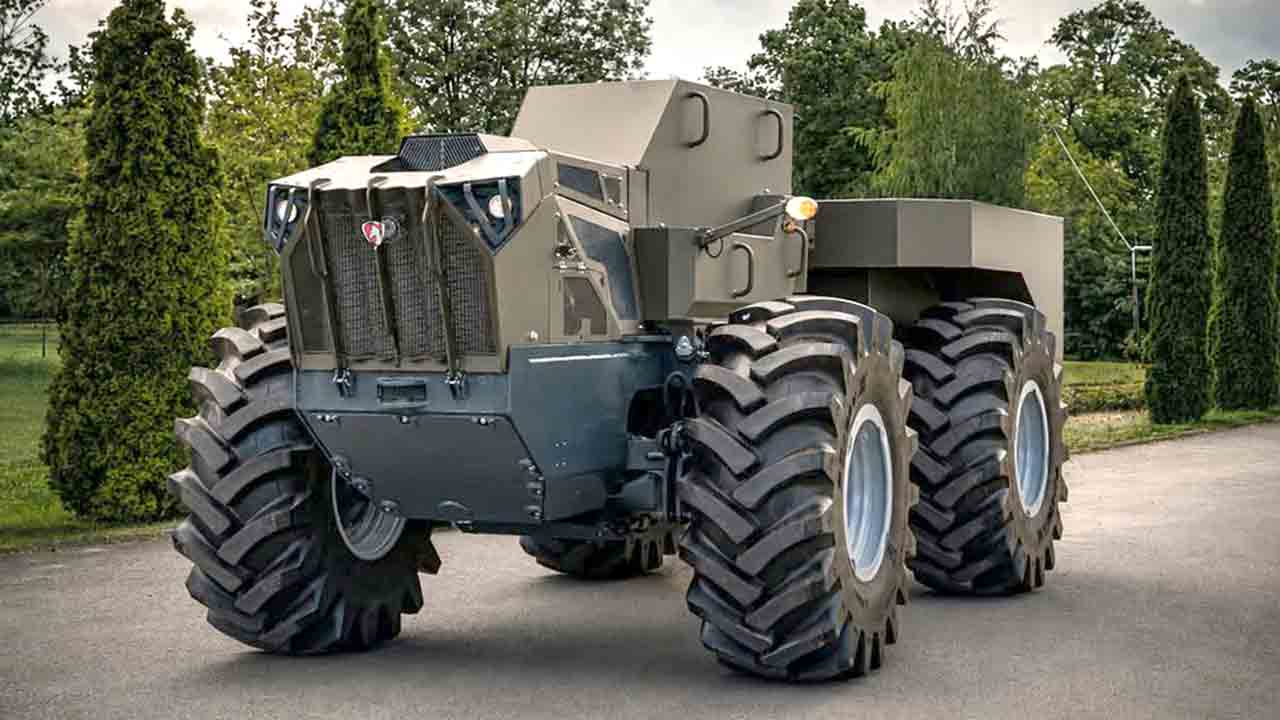 IRUM présente le drone terrestre IRON-690 pour des missions militaires autonomes (Instagram @irumsa)
