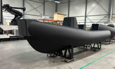 Empresa do Havaí desenvolve barco militar impresso em 3D. Foto: LinkedIn @voltagevessels