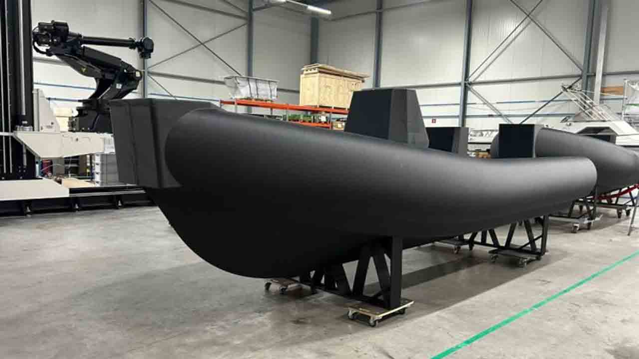 Une entreprise d’Hawaï développe un bateau militaire imprimé en 3D. Photo : LinkedIn @voltagevessels
