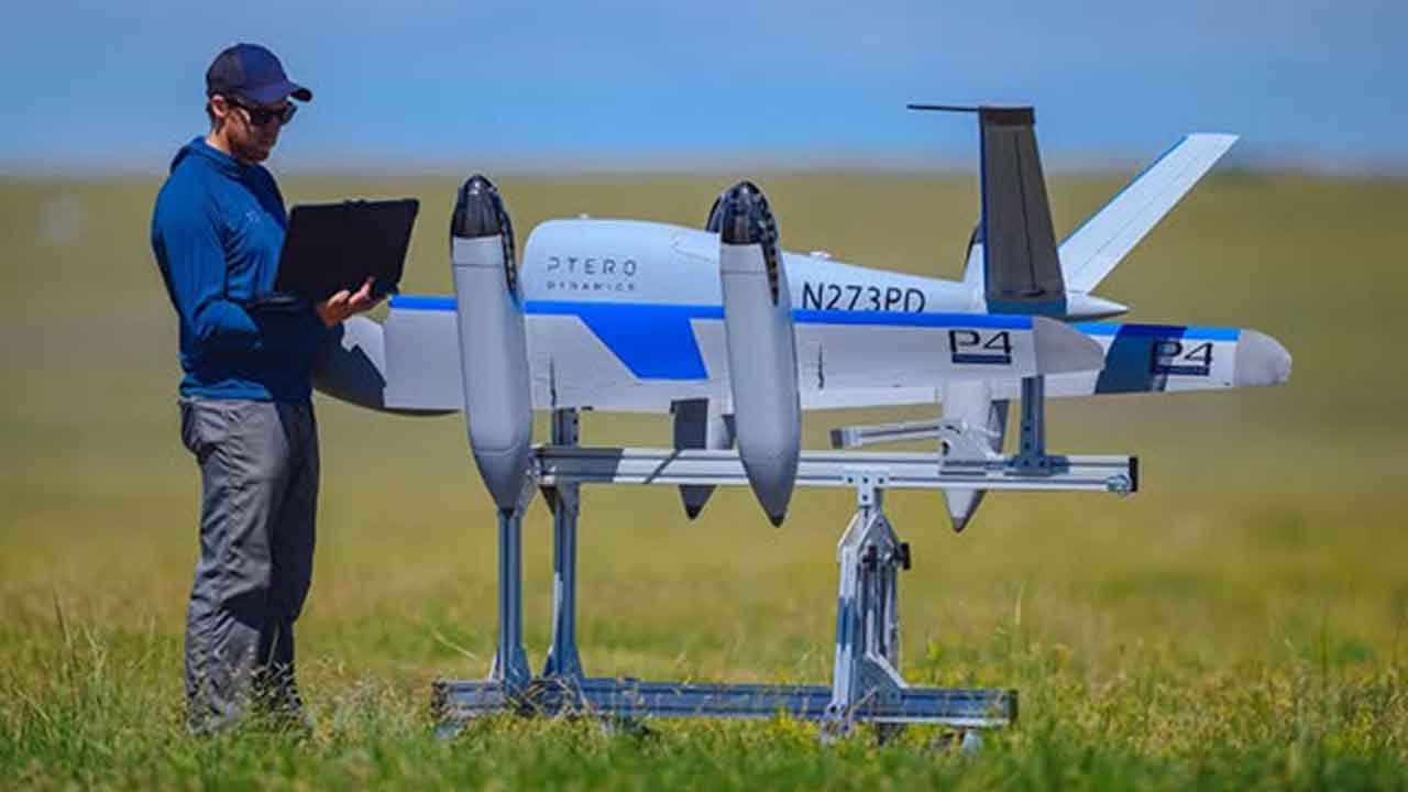 VTOL Transwing. Photo : Instagram @pterodynamics