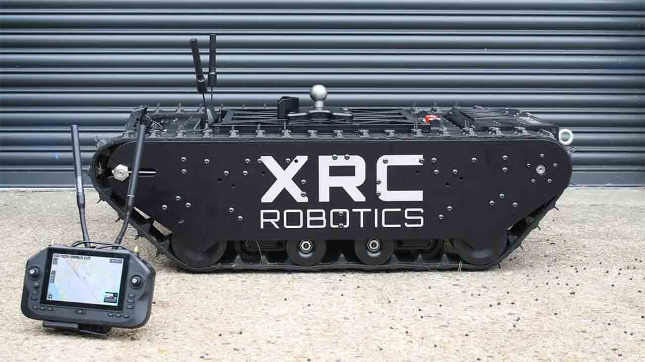Modulær bakkebasert robot Rhino. Foto: XRC Robotics