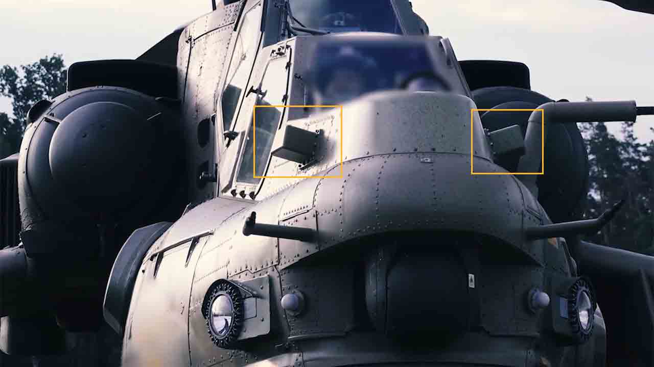 Rússia adapta helicóptero de ataque Mi-28NM para enfrentar ameaça crescente de drones (Foto: Telegram @zvezdanews)