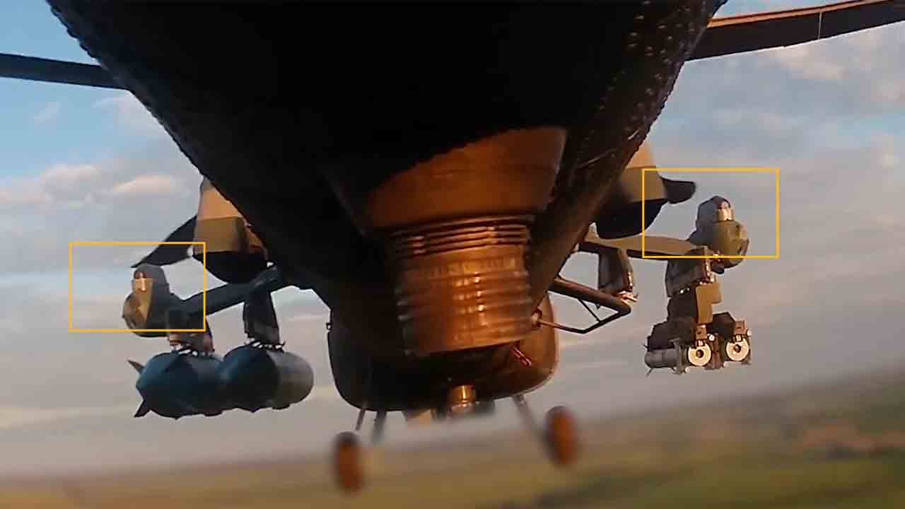 Rússia adapta helicóptero de ataque Mi-28NM para enfrentar ameaça crescente de drones (Foto: Telegram @zvezdanews)