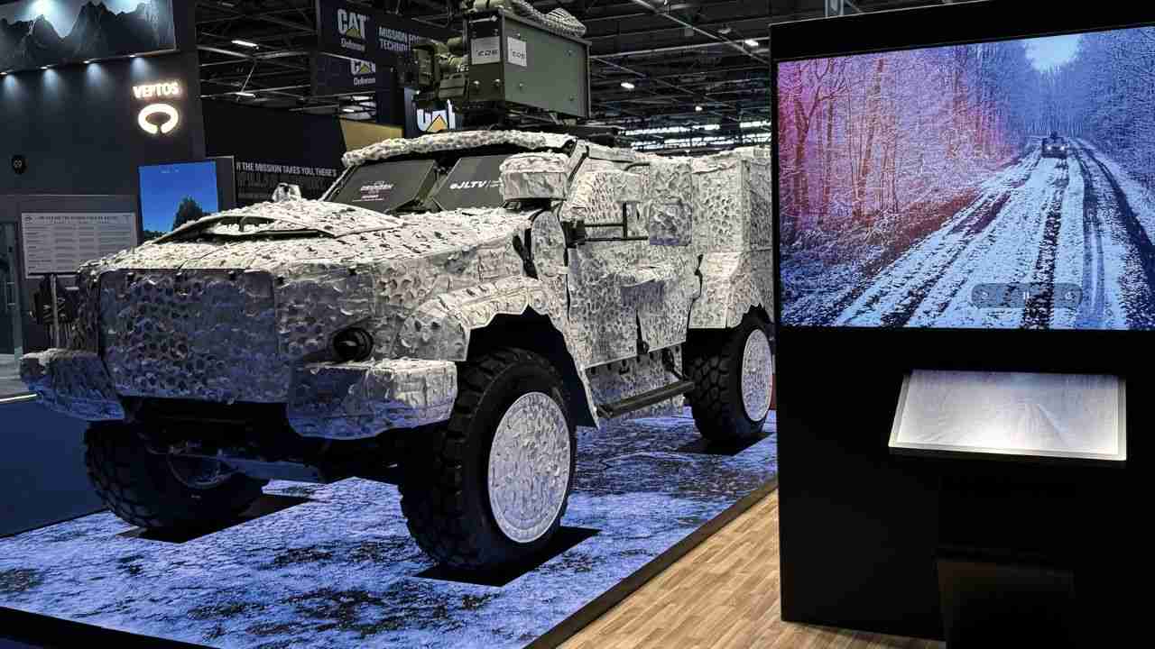 Oshkosh apresenta blindado híbrido com modo silencioso e maior autonomia na Eurosatory 2026