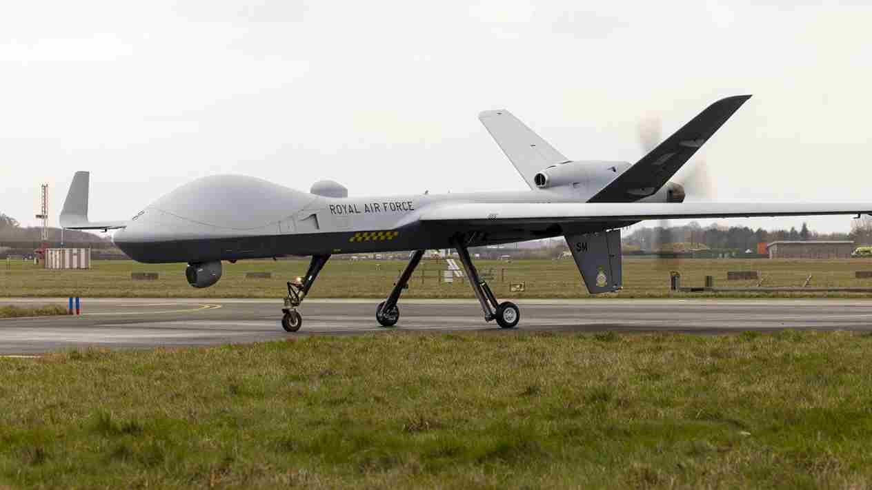 Reino Unido é flagrado usando cápsula secreta de espionagem em drone militar