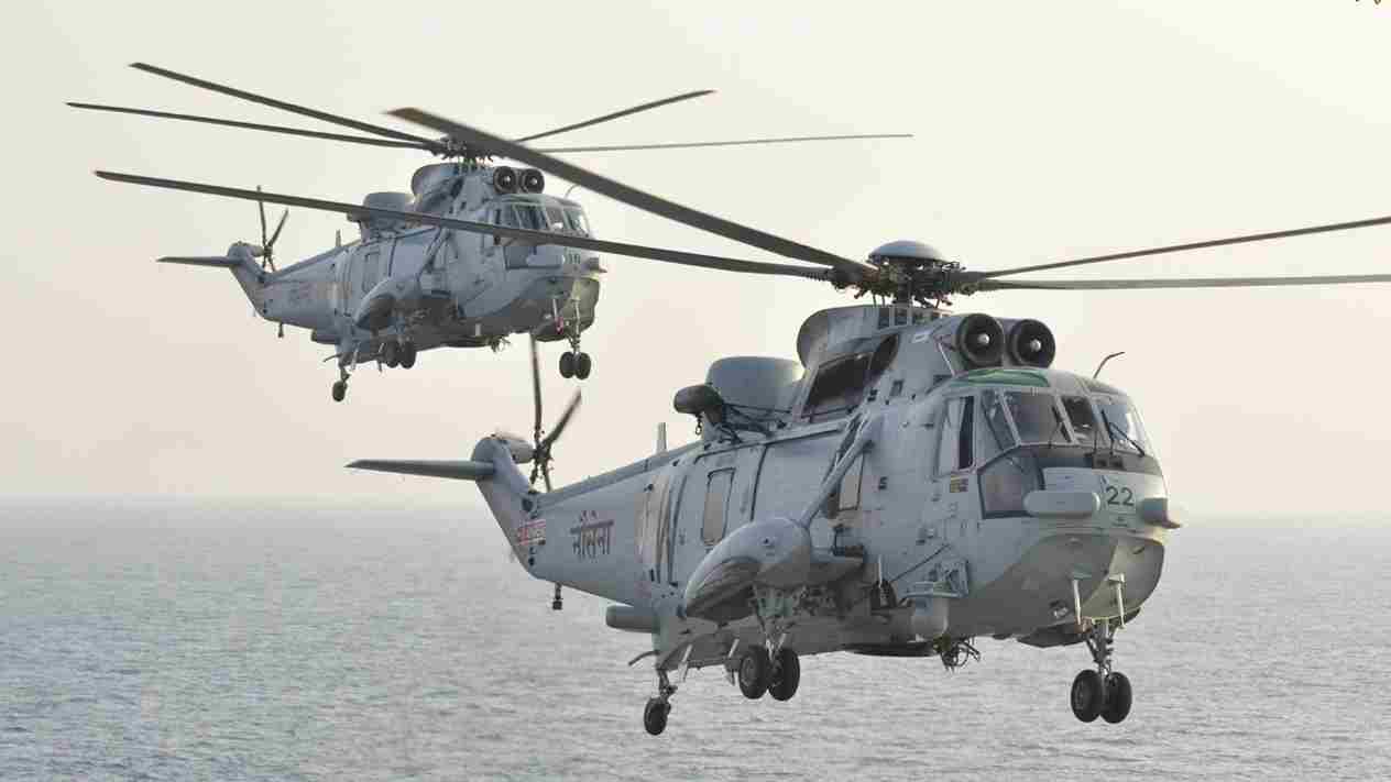 Índia aposenta helicópteros Sea King após mais de 55 anos de serviço naval