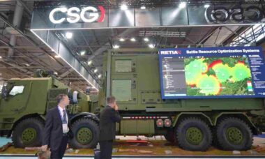 CSG apresenta sistema Trident com defesa aérea multicamadas e alcance de até 100 km